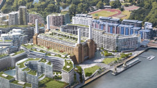An artist's impression of how Battersea Power Station will look once redevelopment works are completed